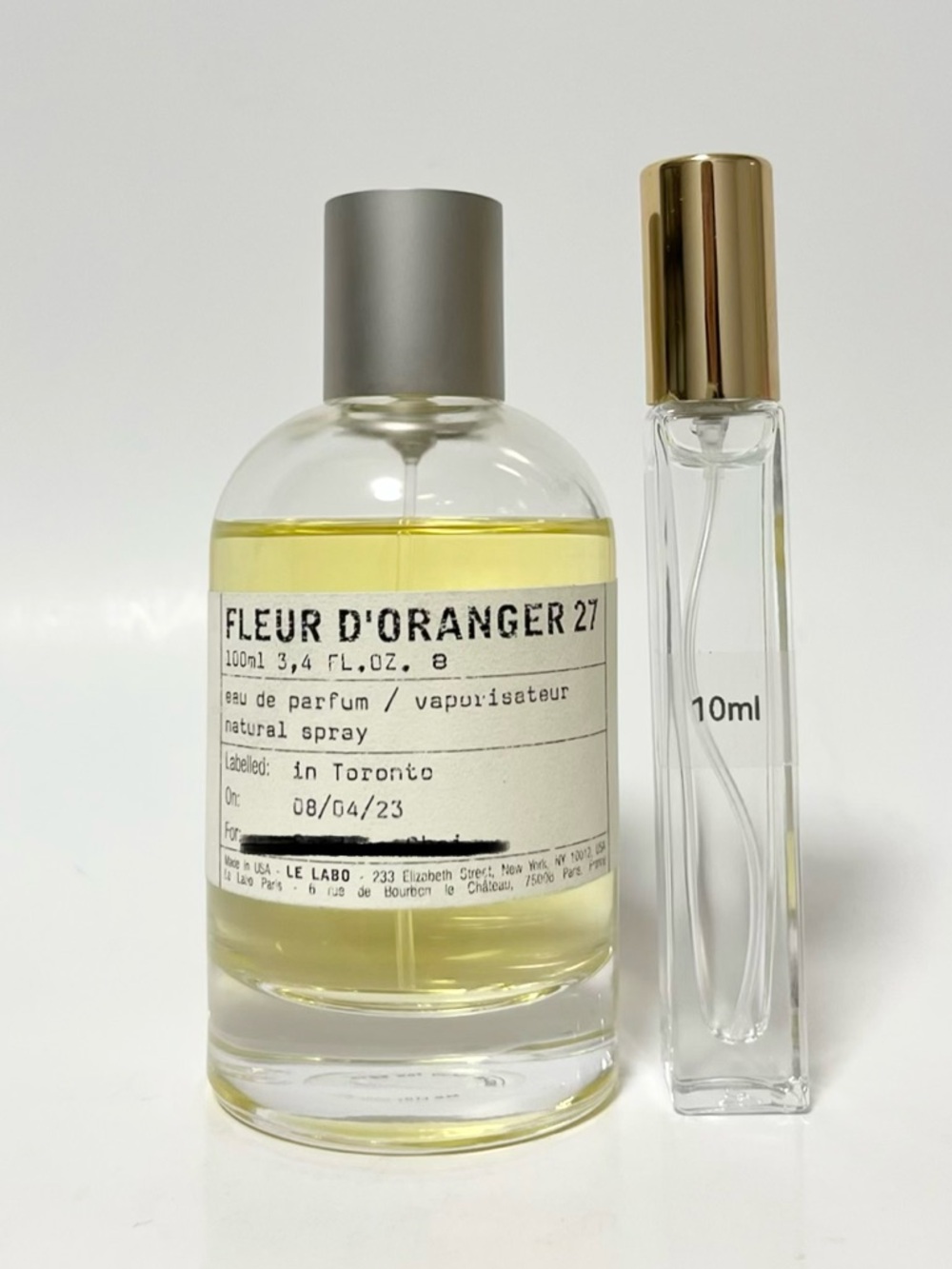 Le Labo Fleur d'Oranger 27 (10ml) decant